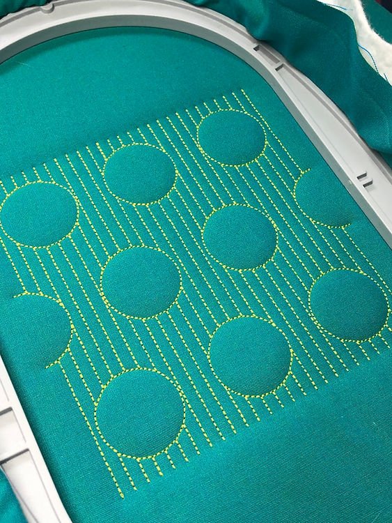 Fast and Simple Embroidery Machine Quilted Pot Holders 10 image 40