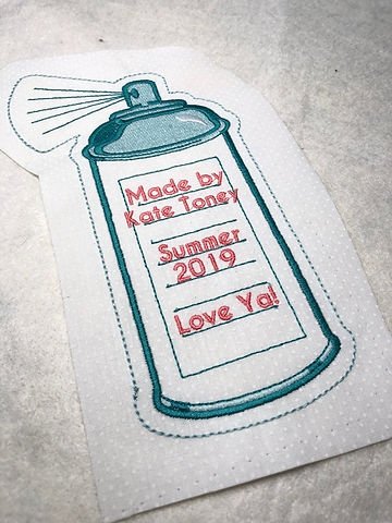 Embroider your own labels