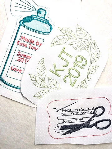 Creating Your Own Machine Embroidered Quilt Label 1 image 99